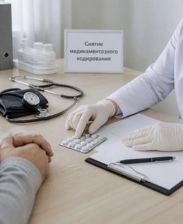 Снятие медикаментозного кодирования в Стрежевом от 5098 р. | Медзона